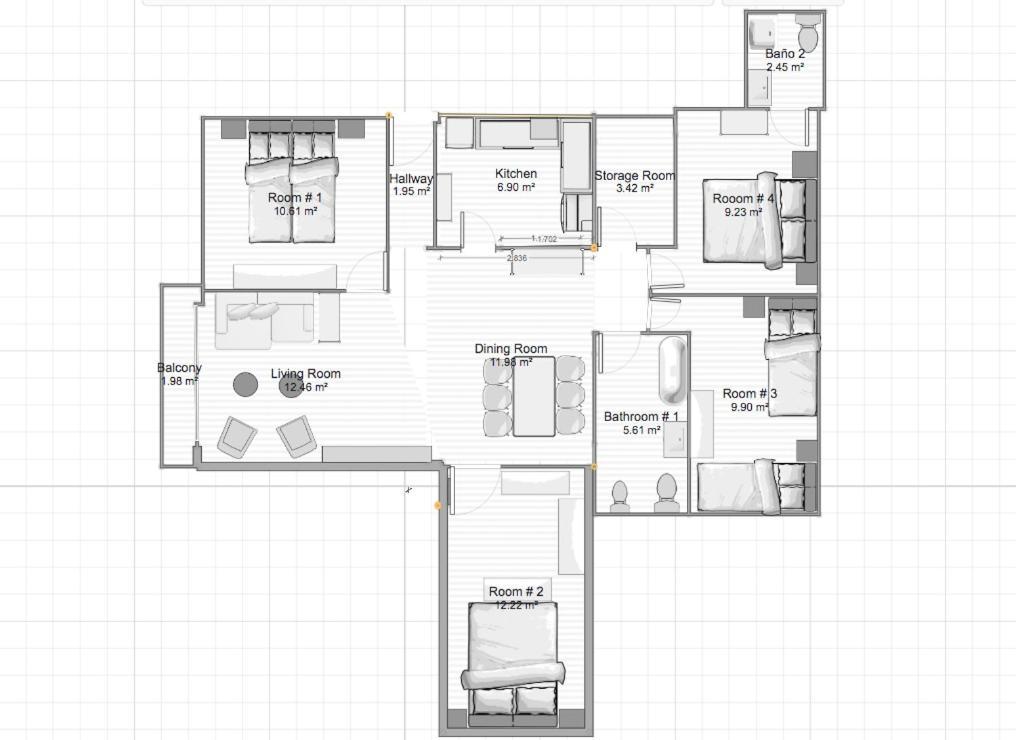 Acogedor Apt 8Pax 4Bdr 2Bth- Cozyhomesevilla2 エクステリア 写真